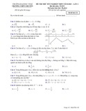 Đề thi thử tốt nghiệp THPT môn Toán năm 2023 (Lần 1) - Trường THPT Chuyên Đại học Vinh