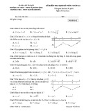 Đề kiểm tra định kỳ môn Toán lớp 12 năm 2023 - Sở GD&ĐT TP. Hồ Chí Minh