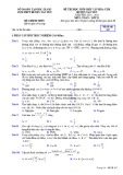 Đề thi học sinh giỏi cụm huyện môn Toán lớp 11 năm 2022-2023 - Sở GD&ĐT Bắc Giang