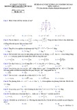 Đề thi KSCL môn Toán lớp 12 năm 2022-2023 (Lần 3) - Trường THPT Nguyễn Viết Xuân