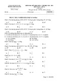 Đề thi giữa học kì 2 môn Toán lớp 11 năm 2022-2023 có đáp án - Trường THPT Gio Linh