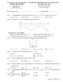 Đề thi thử tốt nghiệp THPT môn Toán năm 2022-2023 có đáp án (Lần 3) - Sở GD&ĐT Thái Bình