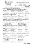 Đề thi giữa học kì 1 môn Hóa học lớp 12 năm 2021-2022 - Trường THPT Gio Linh (Khối Nâng cao)