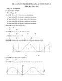 Đề cương ôn tập giữa học kì 1 môn Toán lớp 11 năm 2022-2023 - Trường THPT Nguyễn Huệ, Quảng Nam