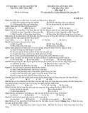 Đề thi giữa học kì 2 môn Địa lí lớp 12 năm 2022-2023 có đáp án - Trường THPT Trần Phú, Phú Yên