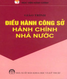 Giáo trình Điều hành công sở hành chính nhà nước: Phần 2