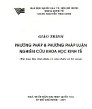 Giáo trình Phương pháp và phương pháp luận nghiên cứu khoa học kinh tế (Tái bản lần thứ nhất): Phần 2