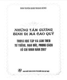 Những tấm gương bình dị mà cao quý trong học tập và làm theo tư tưởng, đạo đức, phong cách Hồ Chí Minh năm 2017: Phần 1