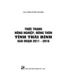 Thực trạng nông nghiệp, nông thôn tỉnh Thái Bình giai đoạn 2011-2016