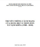 Ebook Truyền thống cách mạng của Đảng bộ và nhân dân xã Nậm Khoà (1988-2018): Phần 2