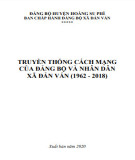 Ebook Truyền thống cách mạng của Đảng bộ và nhân dân xã Đản Ván (1962-2018): Phần 2