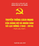 Ebook Truyền thống cách mạng của Đảng bộ và nhân dân xã Lạc Nông (1945-2016)