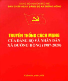 Ebook Truyền thống cách mạng của Đảng bộ và nhân dân xã Đường Hồng (1987-2020): Phần 2