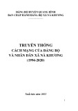 Ebook Truyền thống cách mạng của Đảng bộ và nhân dân xã Nà Khương (1994-2020)