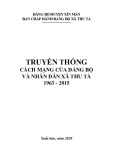 Ebook Truyền thống cách mạng của Đảng bộ và nhân dân xã Thu Tà (1963-2015)