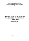 Ebook Truyền thống cách mạng của Đảng bộ và nhân dân xã Nàng Đôn (1962-2018)