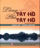 Lịch sử làng Tây Hồ - phủ Tây Hồ: Phần 2