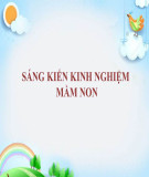 Sáng kiến kinh nghiệm Mầm non: Một số biện pháp tổ chức các trò chơi dân gian cho trẻ lớp 3-4 tuổi