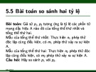 Bài giảng Xác suất thống kê và quy hoạch thực nghiệm: Chương 5.5 - Nguyễn Thị Thanh Hiền