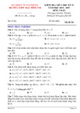 Đề thi giữa học kì 2 môn Toán lớp 10 năm 2022-2023 có đáp án - Trường THPT Mạc Đỉnh Chi, Hải Phòng