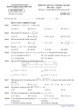 Đề thi giữa học kì 2 môn Toán lớp 10 năm 2022-2023 có đáp án - Trường THPT Lương Thế Vinh, Quảng Nam
