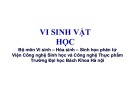 Bài giảng Vi sinh vật học: Chương 1 - Đại cương về vi sinh vật