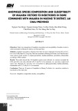 Thành phần loài, độ nhạy cảm của muỗi anopheles với hóa chất diệt côn trùng tại một số xã lưu hành sốt rét thuộc huyện Mường Tè, tỉnh Lai Châu, năm 2021