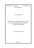 Luận án Tiến sĩ Y học: Nghiên cứu đặc điểm di căn hạch và kết quả phẫu thuật nội soi triệt căn điều trị ung thư đại tràng Sigma