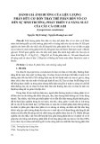 Đánh giá ảnh hưởng của liều lượng phân hữu cơ bón thay thế phân bón vô cơ đến sự sinh trưởng, phát triển và năng suất của cây cà chua bi (Lycopersicon esculentum)