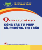 Công tác quản lý, chỉ đạo tư pháp: Phần 2