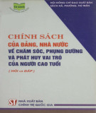 Hỏi - đáp về chính sách chăm sóc và phụng dưỡng người cao tuổi