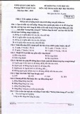 Đề thi học kì 1 môn Giáo dục địa phương lớp 7 năm 2022-2023 - Trường THCS Ngọc Lâm, Hà Nội