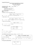 Đề cương ôn tập học kì 2 môn Tiếng Nhật lớp 7 năm 2021-2022 - Trường THCS Ngọc Lâm,  Hà Nội