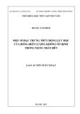 Luận án Tiến sĩ Kỹ thuật: Một số đặc trưng thủy động lực học của dòng biến lượng không ổn định trong máng tràn bên