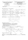 Đề thi học sinh giỏi môn Toán lớp 12 năm 2022-2023 có đáp án - Trường THPT Nông Cống 1