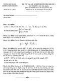 Đề thi tuyển sinh vào 10 môn Toán (Chuyên) năm 2022-2023 (Lần 1) - Trường THPT chuyên ĐHSP Hà Nội