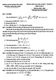 Đề thi tuyển sinh vào 10 môn Toán năm 2022-2023 - Trường THCS Cầu Giấy