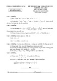 Đề thi học sinh giỏi cấp huyện môn Toán lớp 8 năm 2022-2023 có đáp án - Phòng GD&ĐT Bình Giang