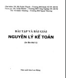 Tuyển tập bài tập nguyên lý kế toán có bài giải (In lần thứ 1): Phần 1