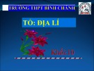 Bài giảng Địa lí lớp 10 bài 30: Thực hành Vẽ và phân tích biểu đồ về sản lượng lương thực, dân số của thế giới và một số quốc gia - Trường THPT Bình Chánh