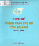 Ebook Lịch sử phát triển phụ nữ tỉnh Hà Nam (1930-2000): Phần 2