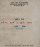 Ebook Lịch sử Đảng bộ huyện Sơn Hà (1945-1990): Phần 2