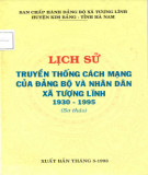 Ebook Lịch sử truyền thống cách mạng của Đảng bộ và nhân dân xã Tượng Lĩnh (1930-1995): Phần 2 Sơ thảo