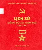 Ebook Lịch sử Đảng bộ xã Tiên Nội (1930-2005): Phần 1