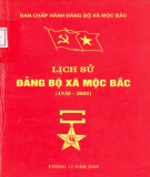 Ebook Lịch sử Đảng bộ xã Mộc Bắc (1930-2005): Phần 2