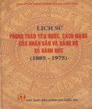 Ebook Lịch sử phong trào yêu nước, cách mạng của nhân dân và Đảng bộ xã Hành Đức (1885-1975): Phần 1