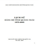 Ebook Lịch sử Đảng bộ tỉnh Quảng Ngãi (1930-1975): Phần 1 (xuất bản năm 2010)