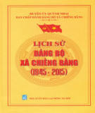 Ebook Lịch sử Đảng bộ xã Chiềng Bằng (1945-2015): Phần 1