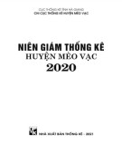 Niên giám Thống kê huyện Mèo Vạc năm 2020