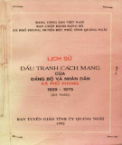 Ebook Lịch sử đấu tranh cách mạng của Đảng bộ và nhân dân xã Phổ Phong (1929-1975): Phần 2 (Sơ thảo)